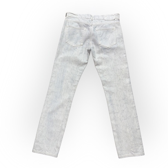 RARE 2012 Maison Martin Margiela X H&M Painted Slim Denim Jeans size 31. - Picture 2 of 5